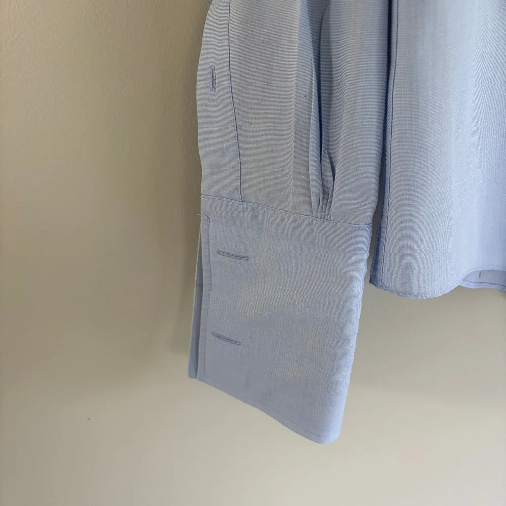 Brooks Brothers Mens 15-34 Classic Blue Non-Iron Supima Cotton French Cuff Shirt